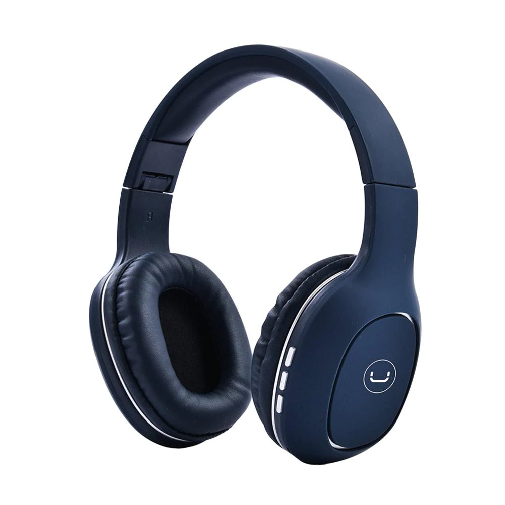 AUDIFONOS UNNO TEKNO OVALA BLUETOOTH 5.0 MANOS LIBRES AZUL HS7408BL