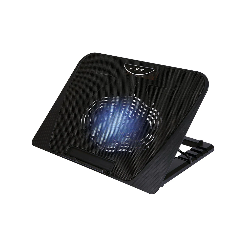 BASE DE ENFRIAMIENTO UNNO TEKNO P|PORTATIL 5 NIVELES VETILADOR SILENCIOSO NC6130BK