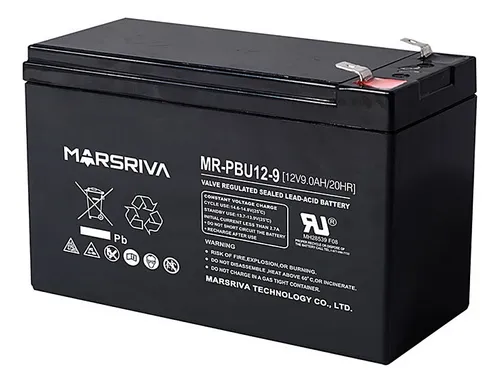 BATERIA MARSRIVA 12V 9AH UPS LITIO MR-PBU12-9