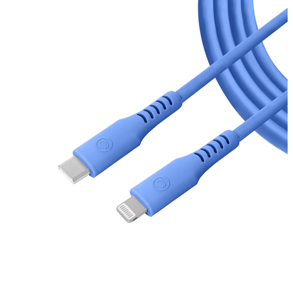 CABLE UNNO TEKNO PREMIUN USB C - LIGHTNING 1.5M USB 2.0 AZUL CB4074BL