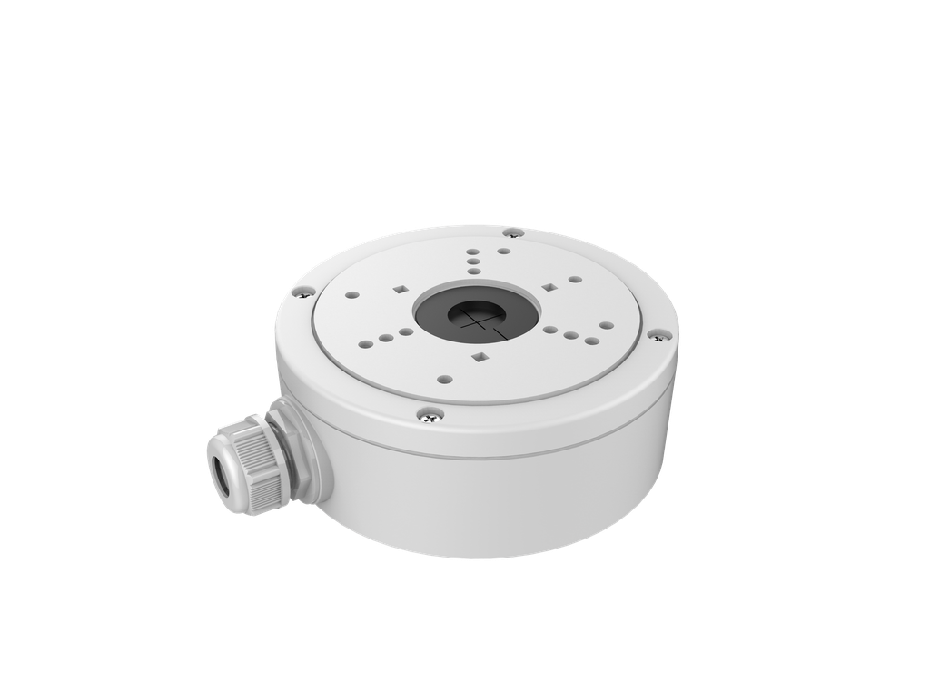 CAJA DE CONEXION HIKVISION DS-1280ZJ-S CON TAPA PARA CAMARA DOMO Y BULLET