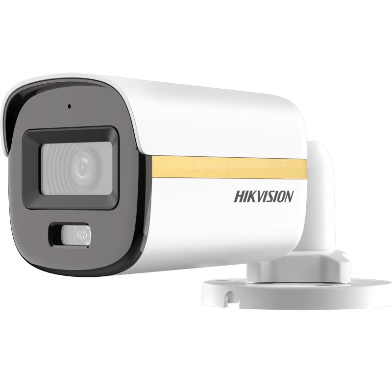 CAMARA BULLET DS-2CE10DF3T-PFS(2.) TURBO HD 2 MP | 2.8 MM | COLORVU | 30 MTS IR EXIR | H.265+ | WDR 130 DB | IP67 | MIC