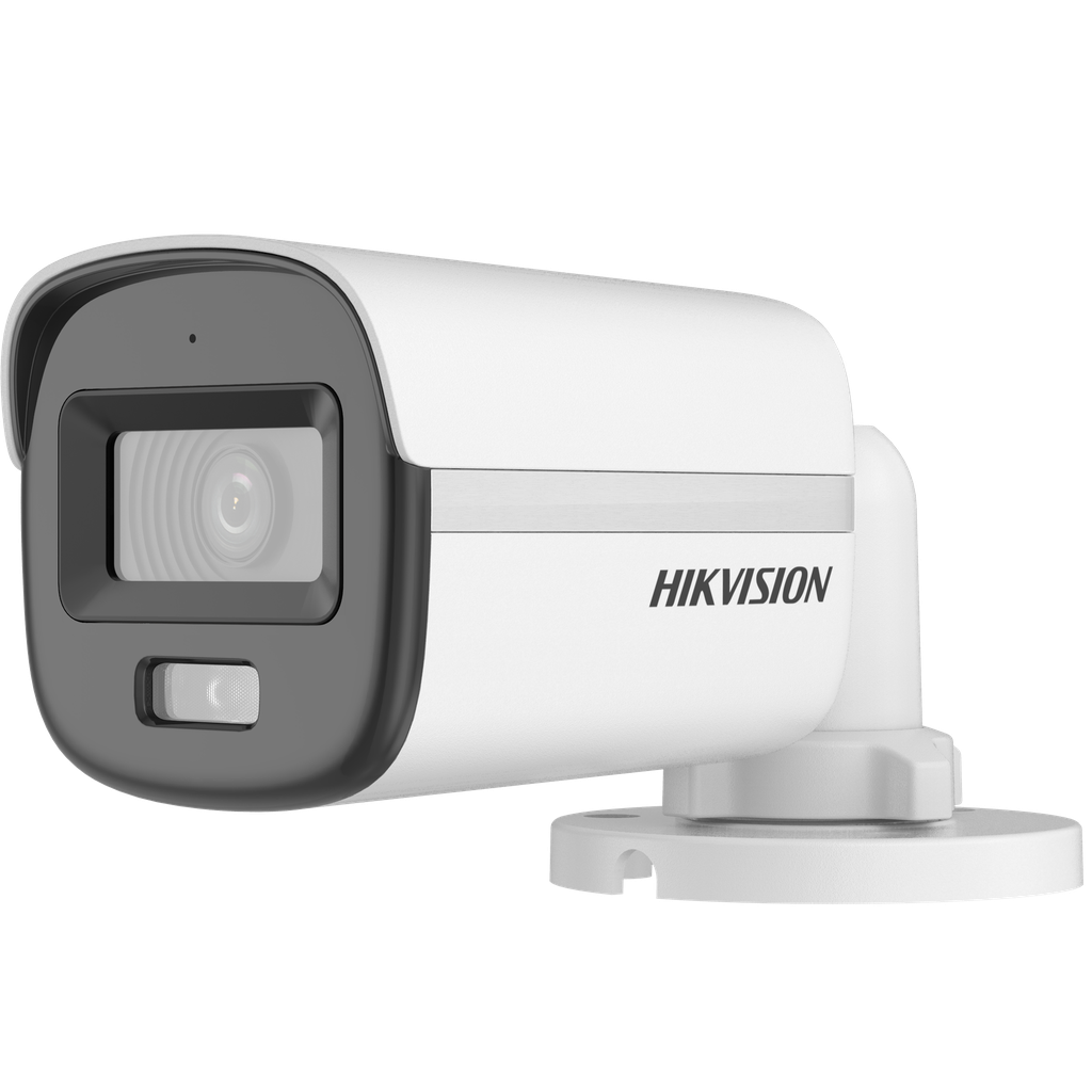 CAMARA BULLET TURBO HD 2MP 2.8MM COLORVU SMART HYBRID DS-2CE10DF0T-LPFS AUDIO