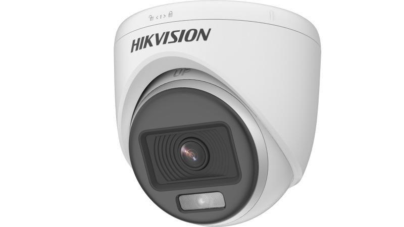 CAMARA DOMO TURBO HD DS-2CE70DF0T-PF(2.8MM) 2 MP | 2.8 MM | LUZ BLANCA 20 MTS | TVI-AHD-CVI-CVBS | DWDR | COLORVU