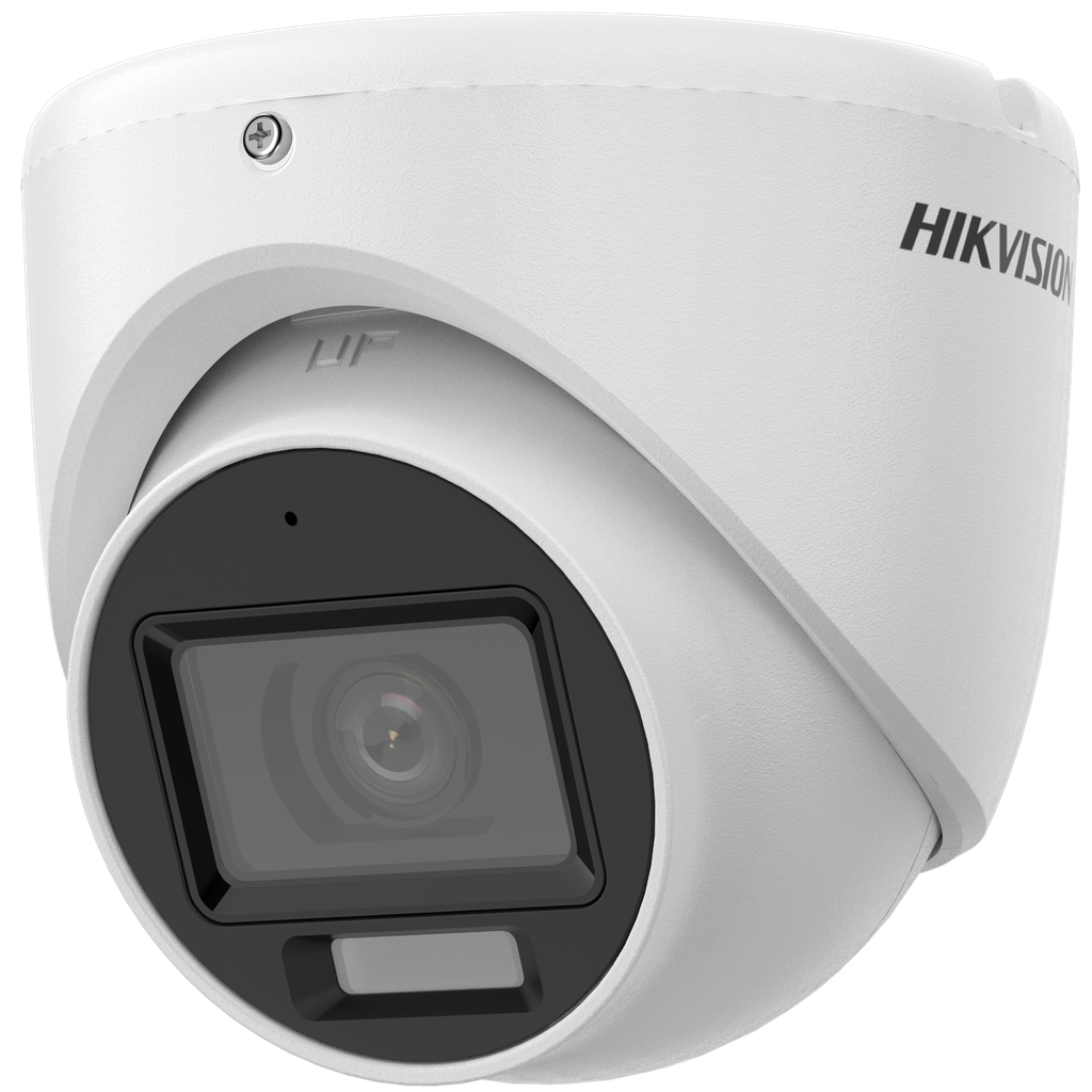 CAMARA DOMO TURBO HD DS-2CE76D0T-LMFS 2 MP | 2.8 MM | LUZ BLANCA 20 MTS | TVI-AHD-CVI-CVBS | DWDR |SMART LIGHT| METAL