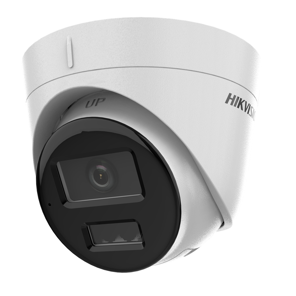 CAMARA HIKVISION DOMO IP 4MP DS-2CD1343G2-LIU | LENTE 2.8MM | DUAL LIGTH | 30 MTS IR | LUZ BLANCA | AUDIO | ANTIVANDALIO