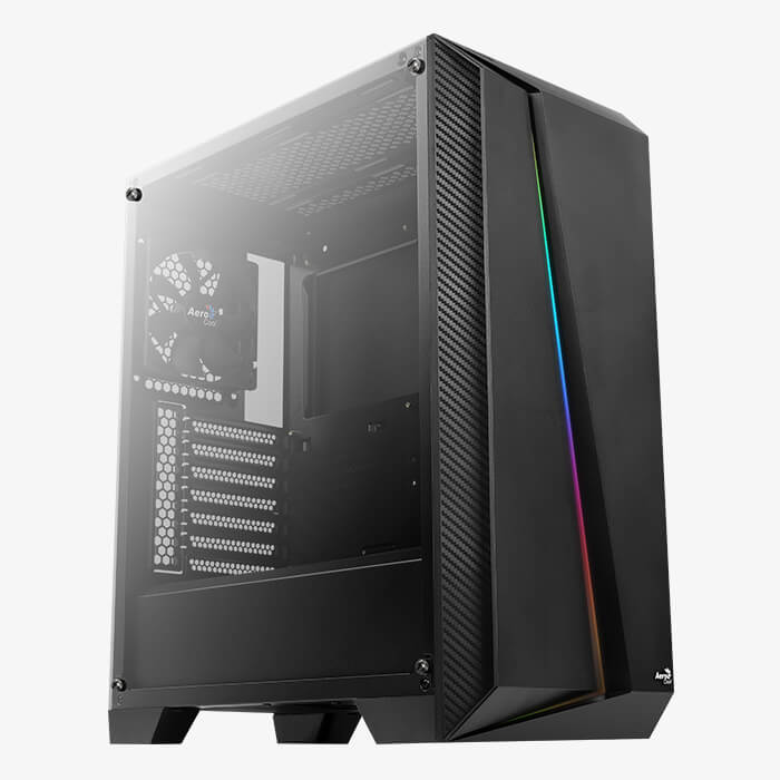 CASE AEROCOOL CYLON PRO ATX RGB NEGRO ACCM-PB100-N