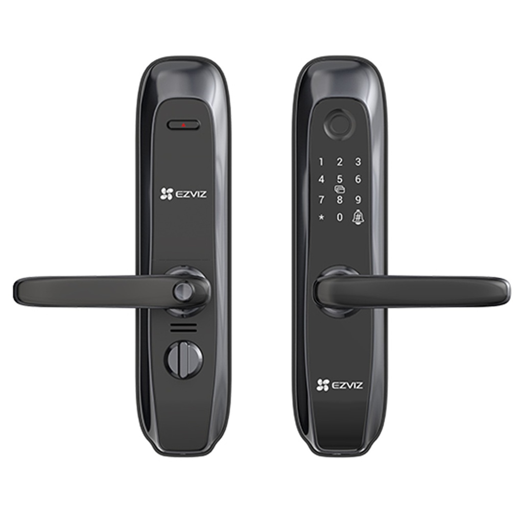 CERRADURA INTELIGENTE CS-L2-11FCP-A0 CON HUELLA DACTILAR | TARJETA | TECLADO L2| LLAVE | SIRENA