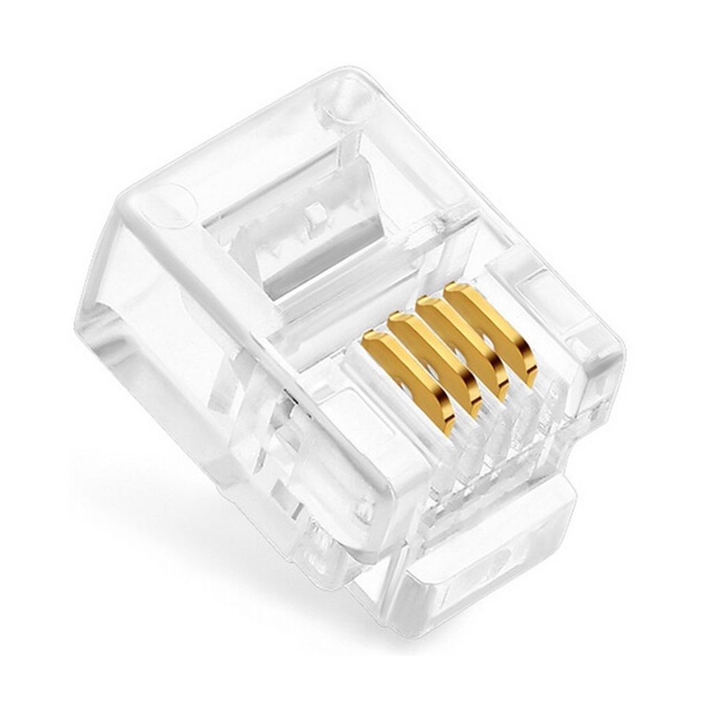 CONECTOR RJ11 CAT3 OEM POR UNIDAD