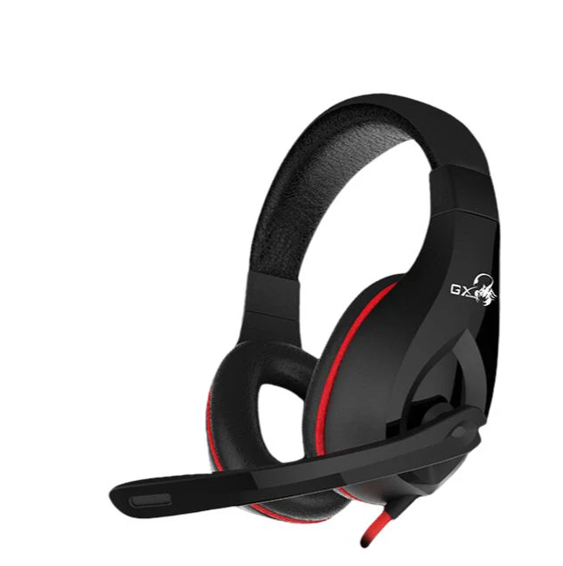 AUDIFONO CON MICROFONO GENIUS GAMING HS-G560 | 3.5MM | MICROFONO AJUSTABLE | NEGRO - ROJO