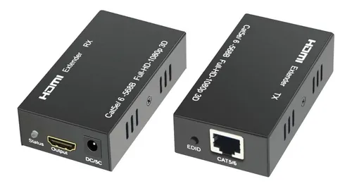 CONVERTIDOR EXTENSOR HDMI A RJ45 FULLHD 1080P | 60MTS PAR STC-HDMIEXT60M