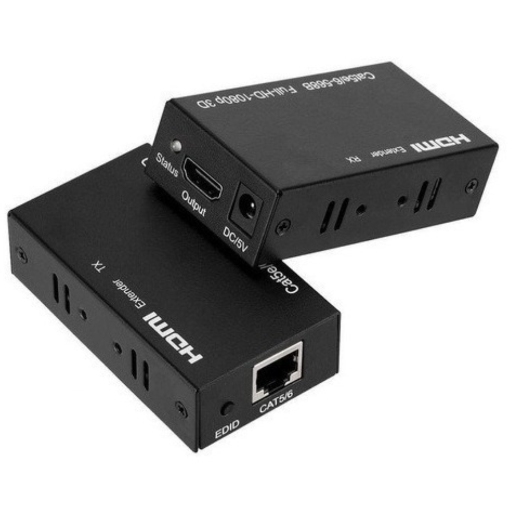 CONVERTIDOR HDMI A RJ45| FULLHD | 60 MTS USB