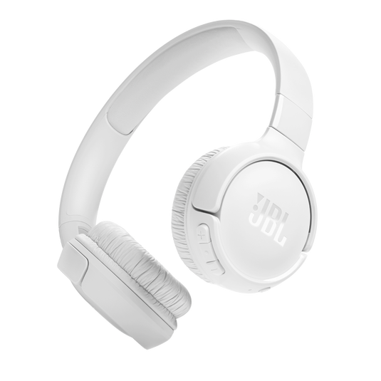 AUDIFONO CON MICROFONO JBL TUNE 520 BT | BLUETOOTH 5.3 | CARGA RAPIDA | USB-C | BLANCO | 100% ORIGINAL