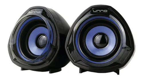 CORNETAS UNNO TEKNO THUNDER USB 2.0 NEGRO|AZUL SP9023BL