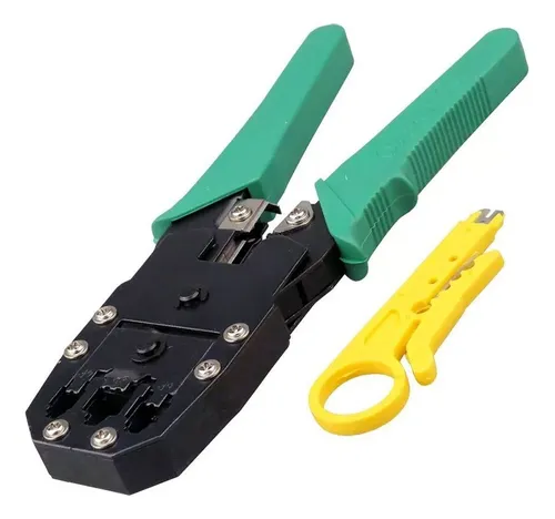 CRIMPEADORA RJ45 RJ11 AUTOCORTADOR