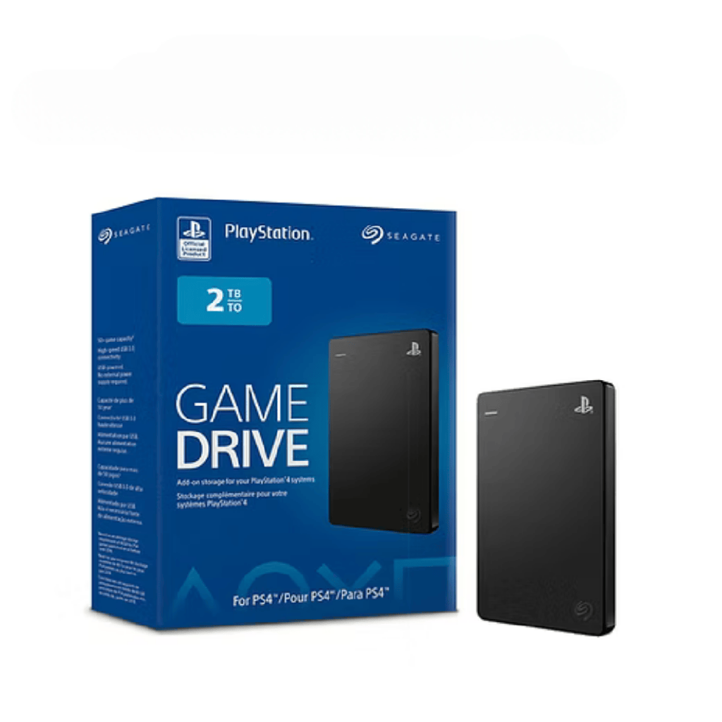 DISCO DURO EXTERNO GAME DRIVE PS4 2TB USB 3.0 NEGRO