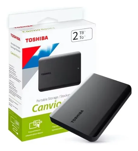 DISCO DURO EXTERNO TOSHIBA CANVIO 2TB 2.5 USB NEGRO
