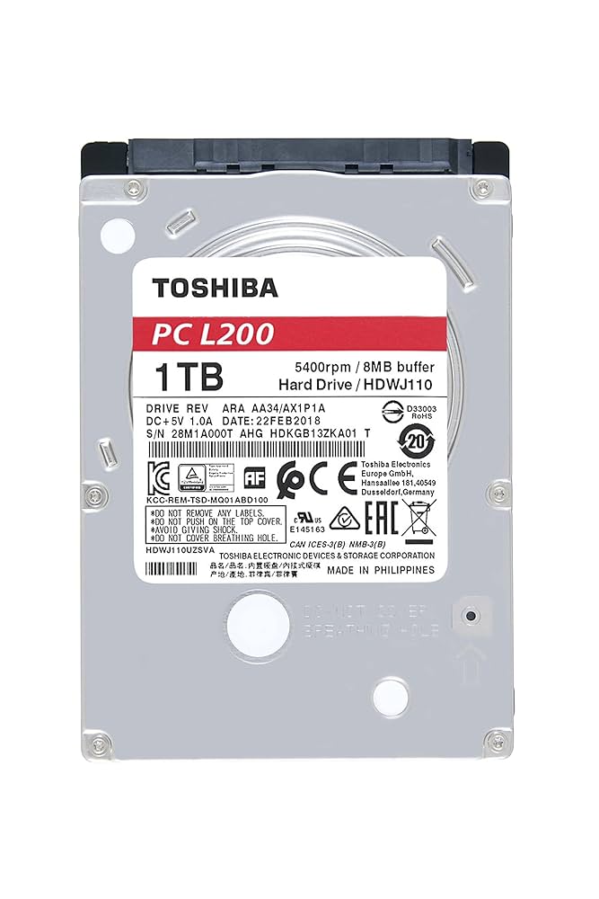 LAPTOP TOSHIBA L200 | 1TB | 2.5"