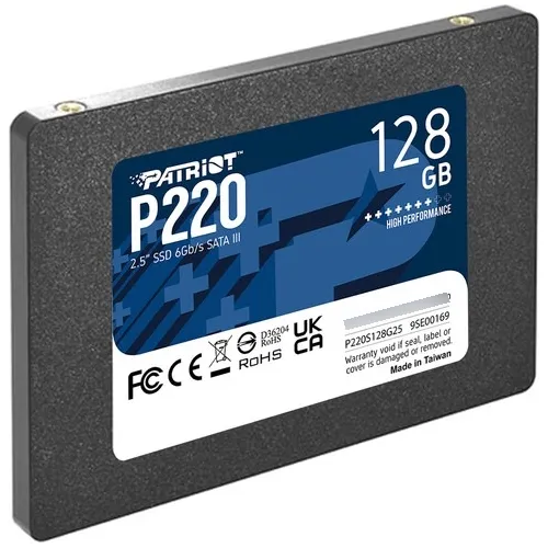 DISCO DURO SOLIDO PATRIOT 128GB SSD 2.5" SATA P210