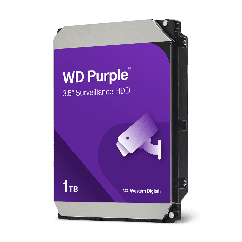 DISCO DURO WD PURPURA PARA VIGILANCIA CCTV 1TB 5400RPM 64 MB WD11PURZ