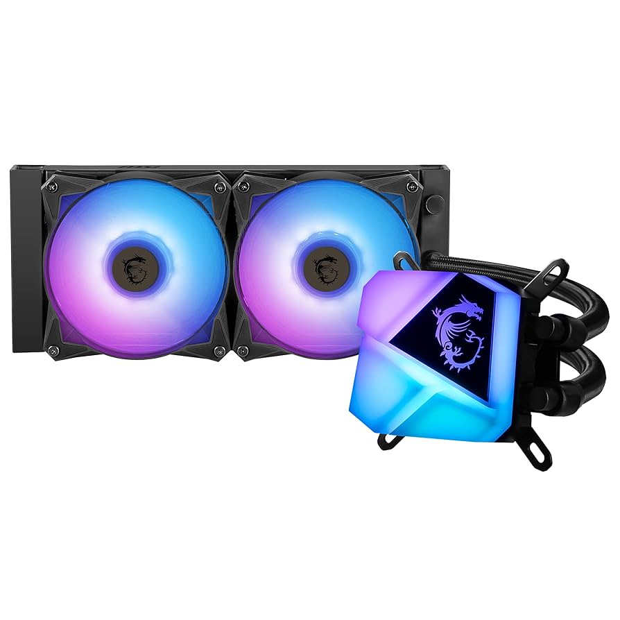 DISIPADOR LIQUIDO MSI MAG C240 COOLERLIQUID INTEL LGA1700 AMD AM5 ARGB 240MM