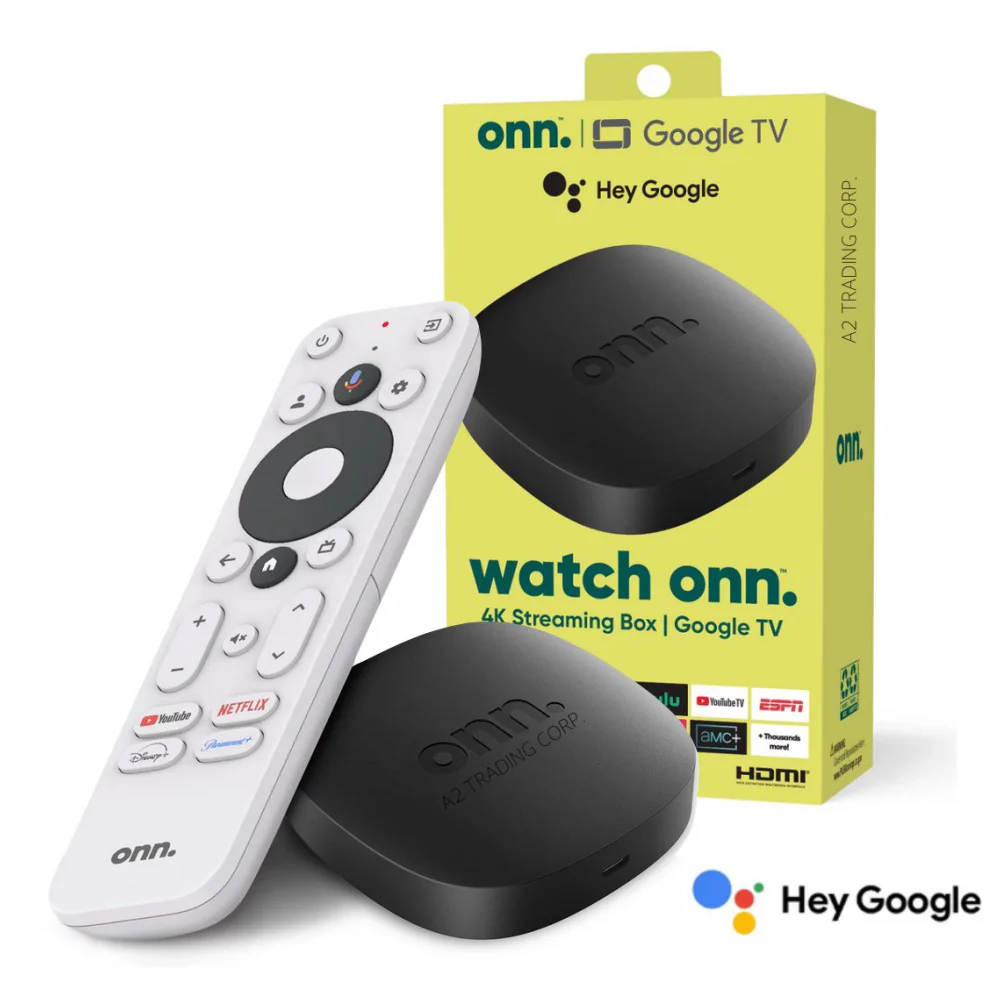 DISPOSITIVO STREAMING GOOGLE TV ONN 4K UHD HDMI DOLBY AUDIO WIFI 2416A