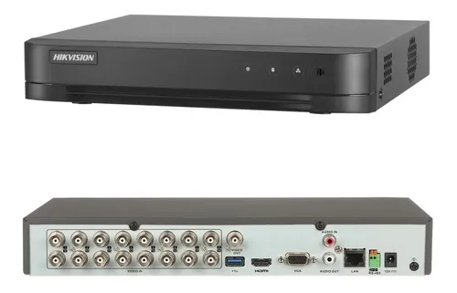DVR 16 CANALES TURBO IDS-7216HQHI-M2|S HD ACUSENSE 4MP + 2 IP 6MP | VIDEO ANALISIS HUMANO Y VEHICULAR | 2 SATA | 1 AUDIO