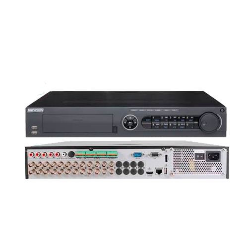 DVR 24 CANALES TURBO DS-9024HUHI-K8 HD 4K 8MP + 24 IP 8 MP | 8 SATA | 16 AUDIO | 16 ALARMA