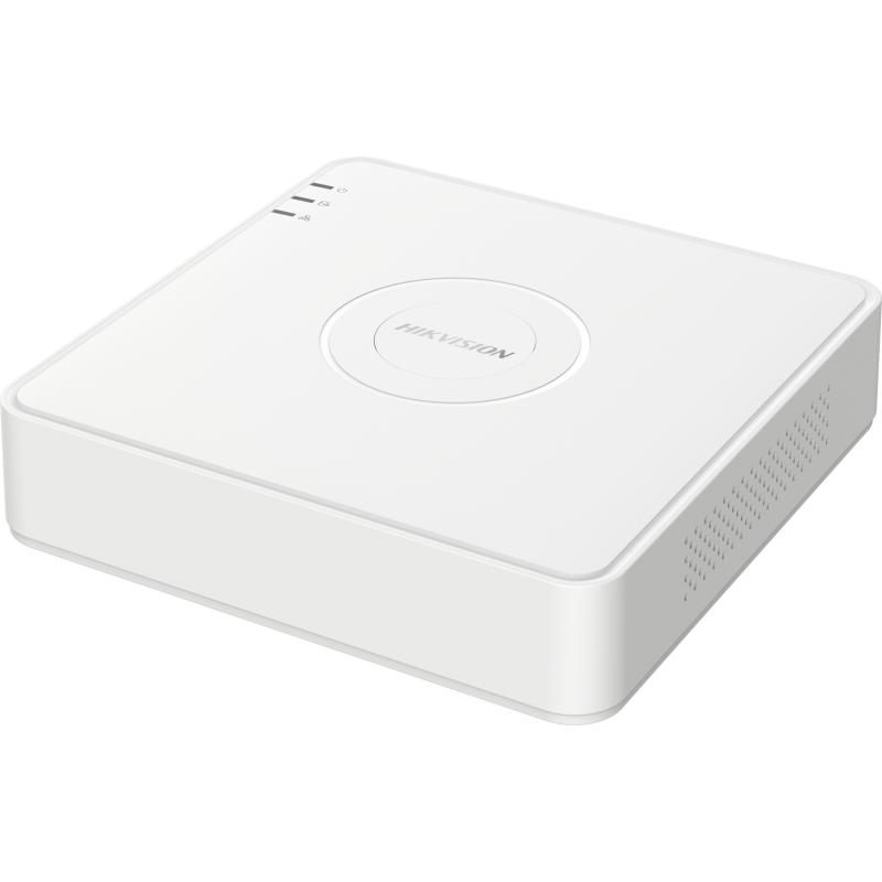 DVR 4 CANALES DS-7104HQHI-K1 TURBO HD 1080P 1SATA 1AUDIO, 1280X720P, HIK-CONNECT P2P