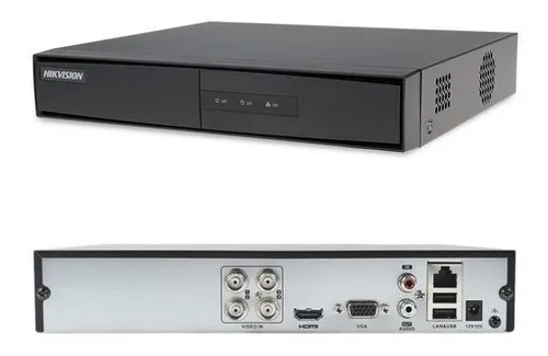 DVR 4 CANALES DS-7204HGHI-F1 TURBO HD 1080P LITE + 1 IP 1 SATA 1 AUDIO