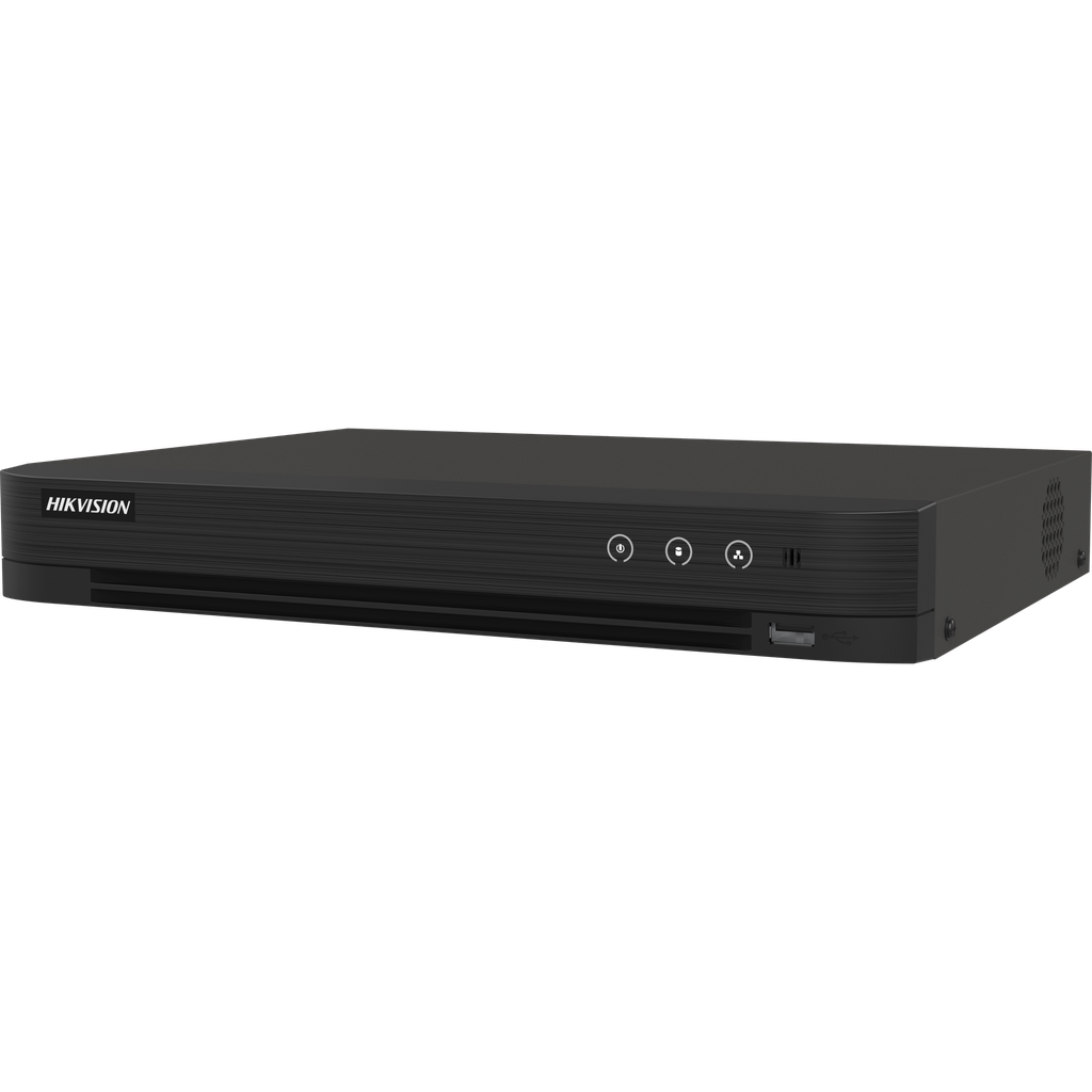 DVR 4 CANALES TURBO HD ACUSENSE 4MP + 2 IP 6MP IDS-7204HQHI-M1|S | VIDEO ANALISIS HUMANO Y VEHICULAR | 1 SATA | 1 AUDIO
