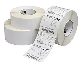 ETIQUETAS TERMICAS 1.25"X1 DT 1380 ETIQUETAS 12 ROLLOS POR CAJA