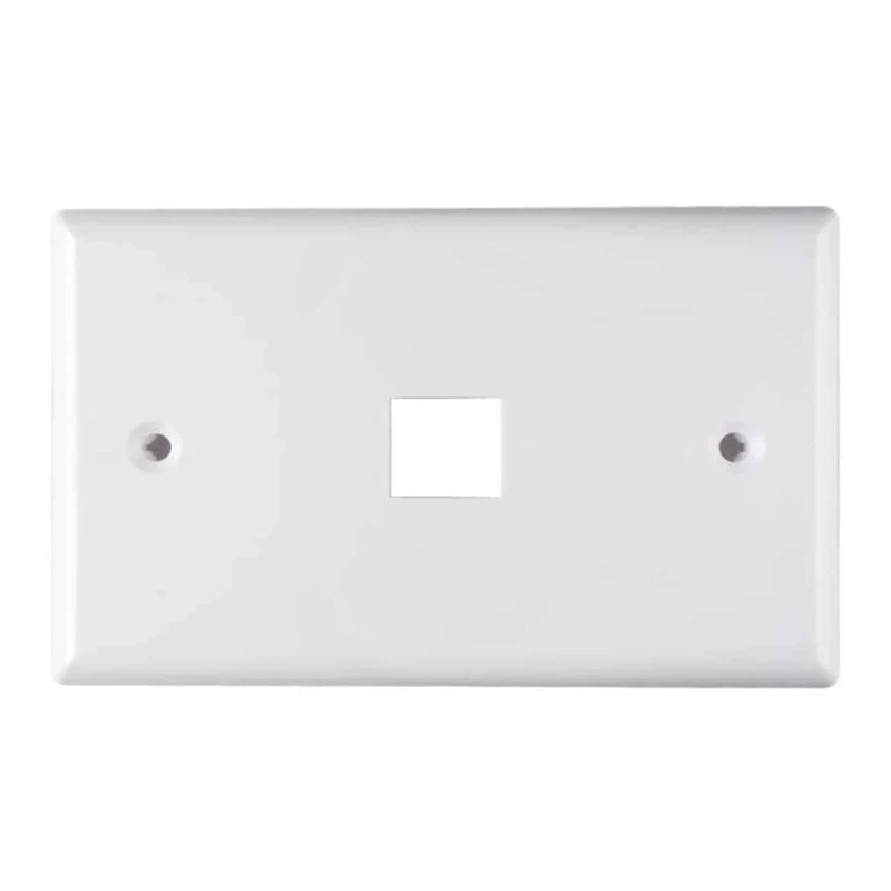 FACE PLATE 1 TOMA BLANCO WIREPLUSS WP-FP01-WHITE