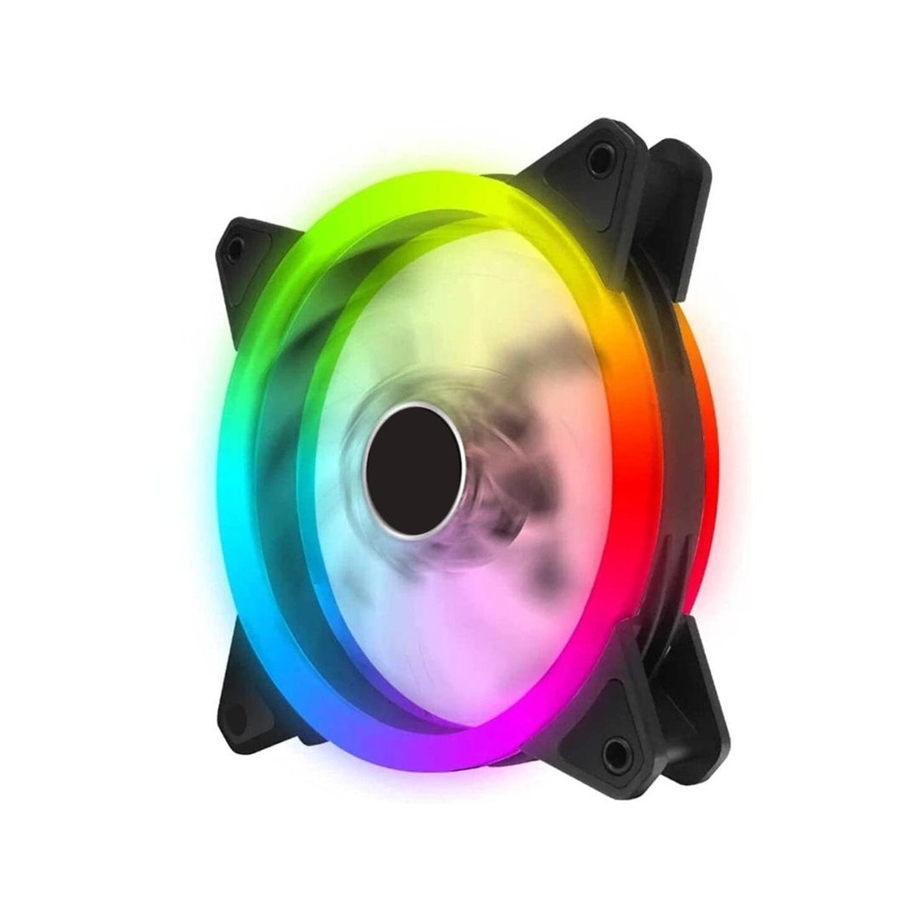FANCOOLER GAHL TECH RGB 12CMS 4 COLORES 1 BANDA