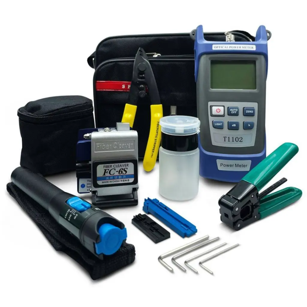 KIT DE HERRAMIENTAS BLUELINK PARA INSTALACION FIBRA OPTICA FTTH 10MW,-70 +10DBM