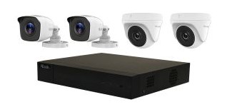 KIT HILOOK 2 CAMARAS BULLET 2 CAMARAS DOMO TURBOBHD HI KIT|TK-4142MH-MH FUENTE DE 12VDC CABLES 1 TBDD