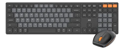 KIT TECLADO Y MOUSE FANTECH WK895 INALAMBRICO NEGRO INGLES