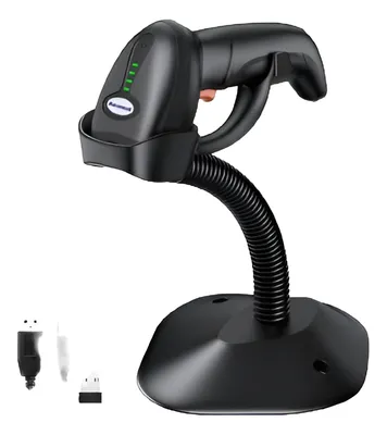 LECTOR DE CODIGO DE BARRAS ADVANCED, LASER LS-5000 USB, W|STAND NEGRO, 32 BITS
