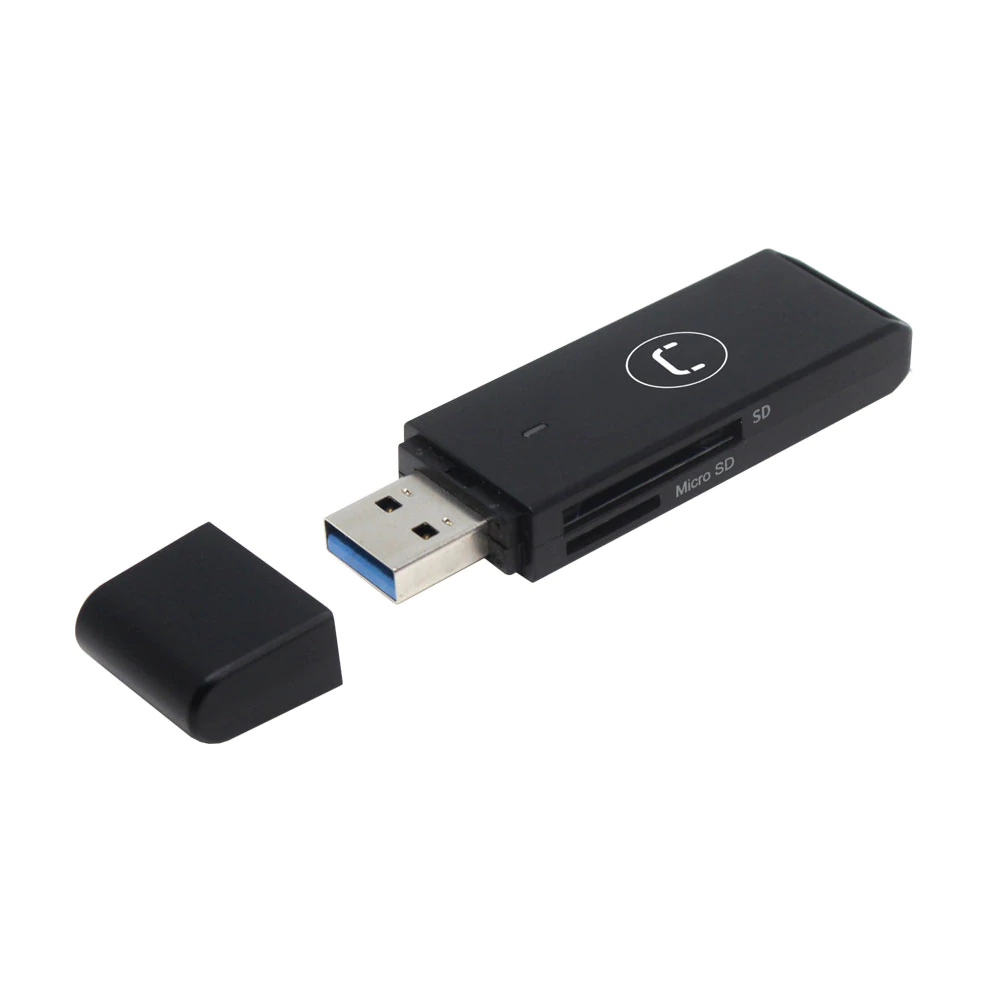 LECTOR DE TARJETA USB 3.0 UNNO TEKNO CARD READER CR1004BK