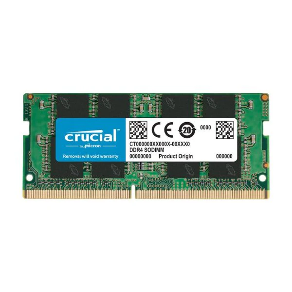 MEMORIA RAM CRUCIAL 8GB DDR4 3200MHZ SODIMM CL22 1.2V E7378EA7