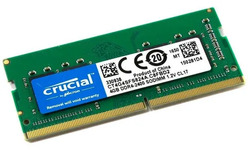 MEMORIA RAM DDR4 CRUCIAL 2666MHZ SODIMM