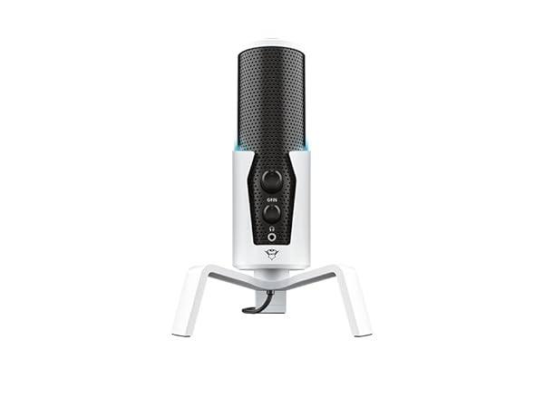 MICROFONO TRUST GXT 258W FYRU 4 EN 1 COMPATIBLE PS5 30HZ- 18000HZ LED USB BLANCO