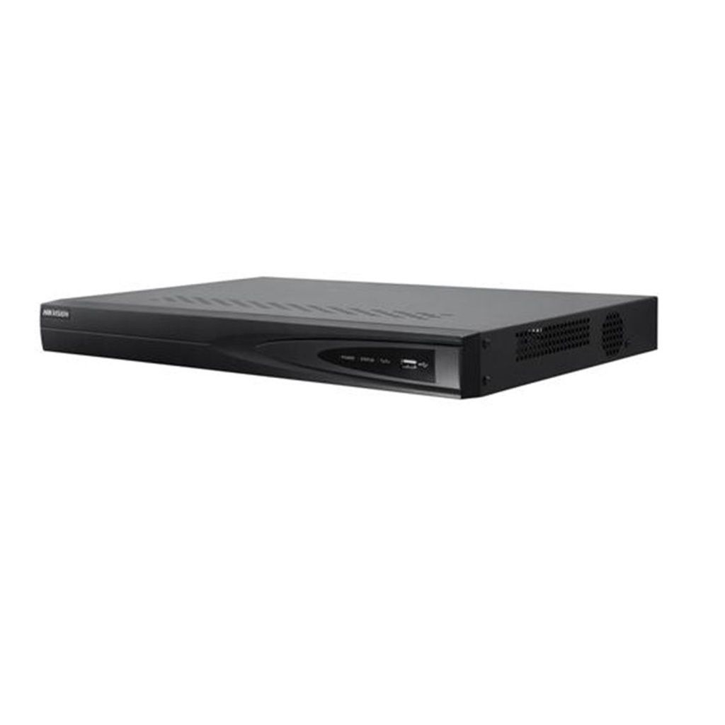 NVR 16 CANALES IP 5 MP | DS-7616NI-E2|8P 8 PUERTOS POE+ | 2 BAHÍAS DE DISCO DURO | H.264+