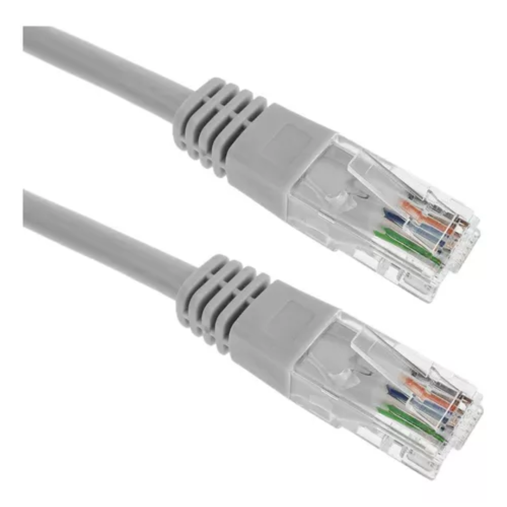 PATCH CORD UTP WIREPLUS CAT6 GRIS 1MTS