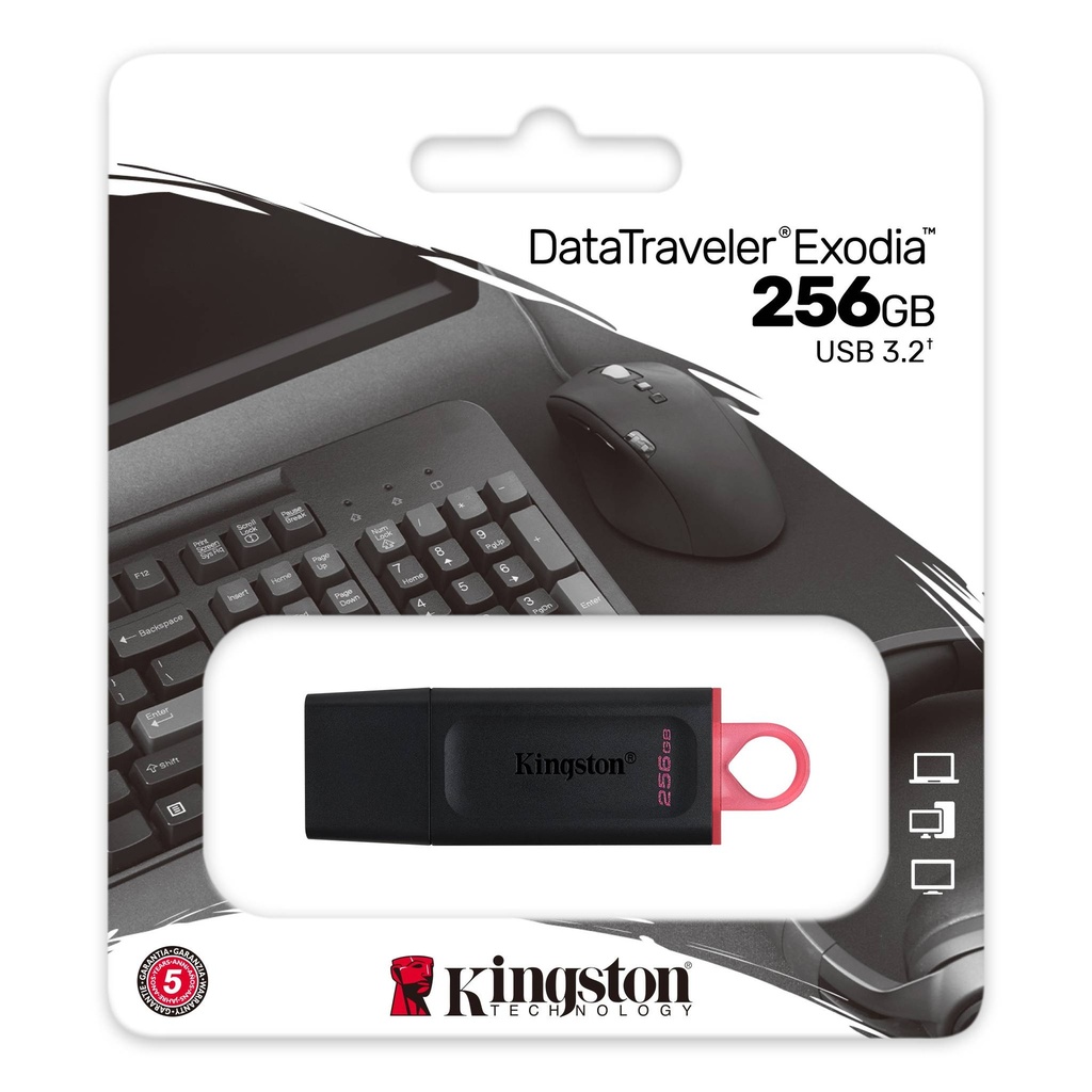 PENDRIVE KINGSTON 256GB DT EXODIA USB 3.2
