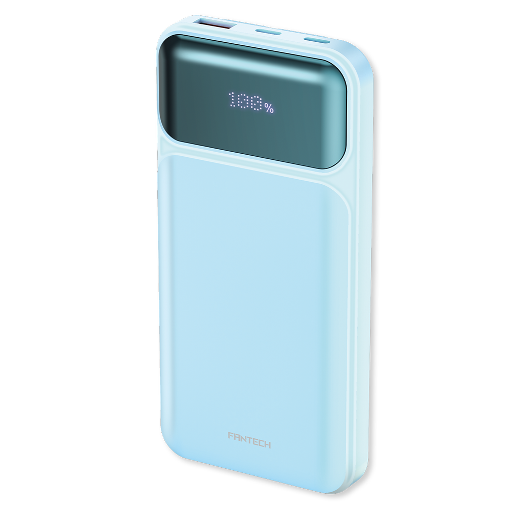 POWER BANK FANTECH PORTATIL POWERPACK T2 10.000MSH 22W AZUL