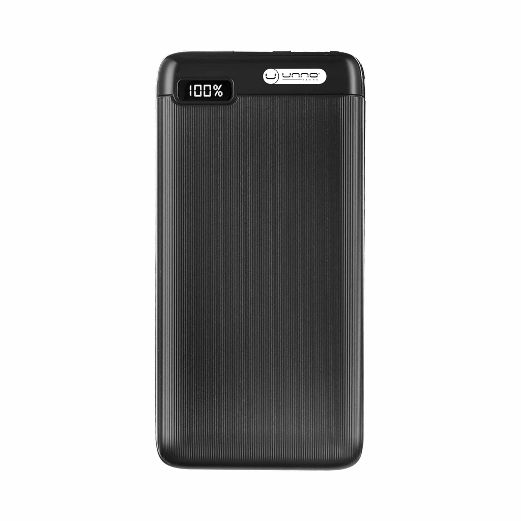 POWER BANK UNNO TEKNO POWERSLIM PB2320BK 20000MAH USB-C | 2X USB-A MICRO USB