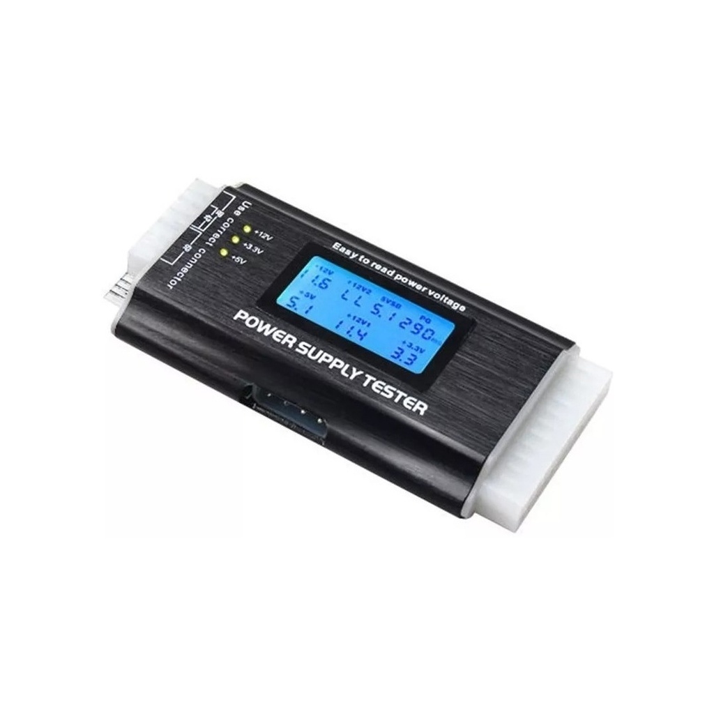 PROBADOR DE FUENTE DE PODER CON PANTALLA LED