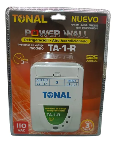 PROTECTOR DE VOLTAJE TONAL TA-1-R 120VAC AIRES CAVAS REFRIGERACION