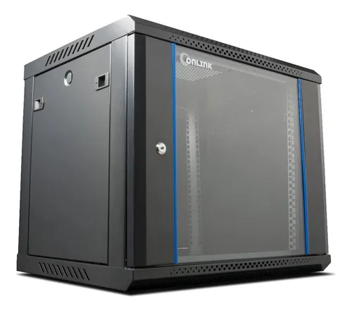 RACK DE PARED CERRADO 9U 600X450X501MM CON PUERTA DE VIDRIO OL-WS6409